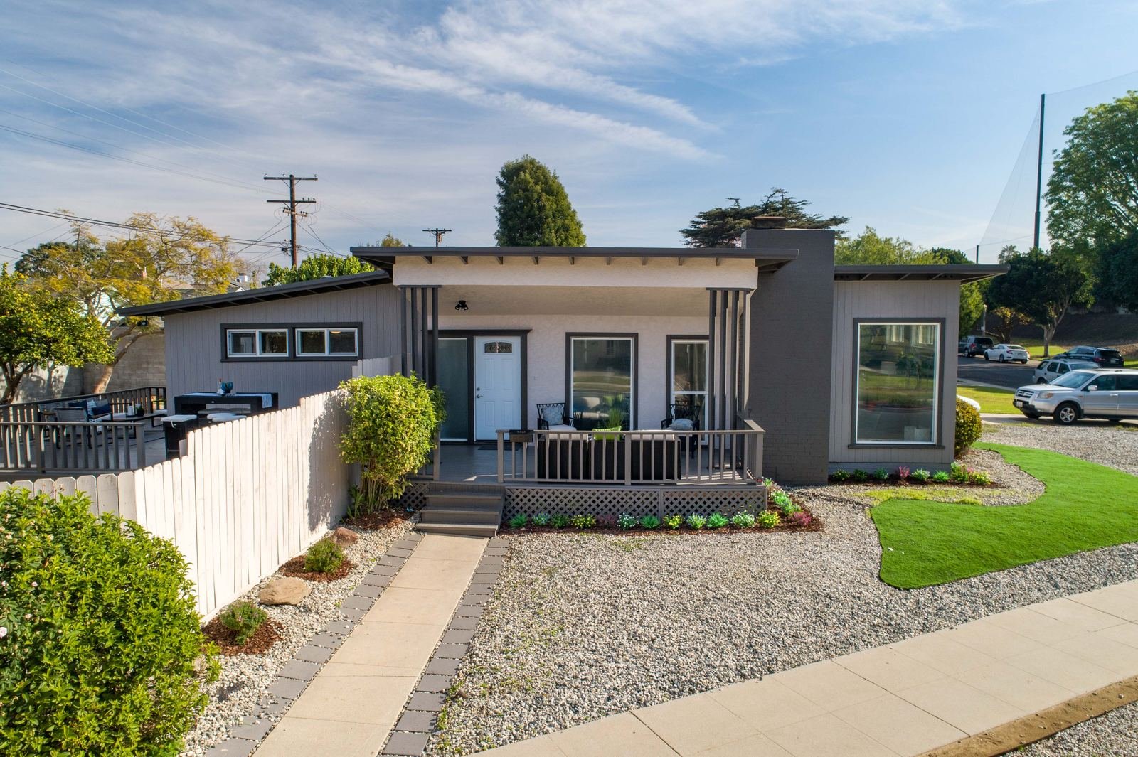 McConnell Ave home after full exterior renovation, repainted with new landscaping